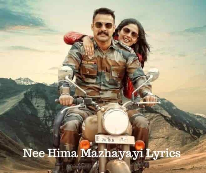 Nee Hima Mazhayayi Lyrics