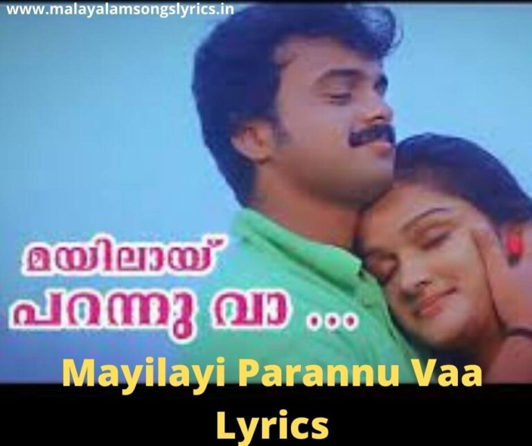 Mayilayi Parannu Vaa Lyrics