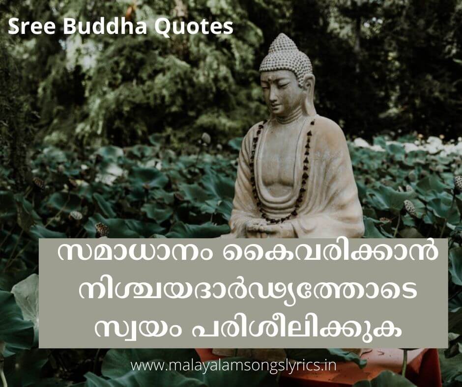 Sree Buddha Quotes in Malayalam